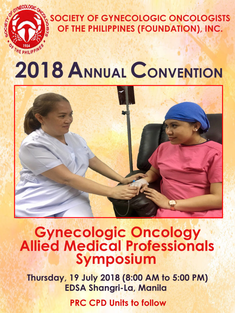 Society Of Gynecologic Oncologists Of The Philippines Sgop 2018